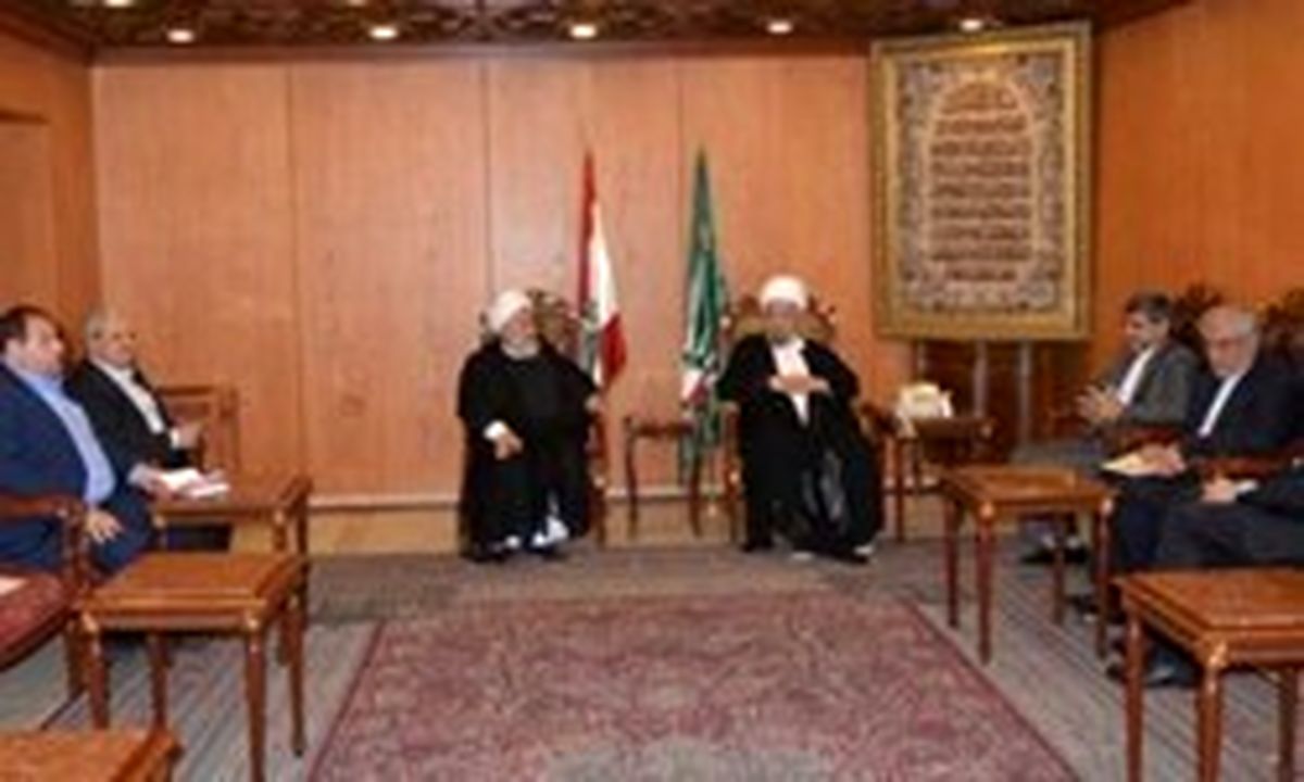 دیدار سفیر جدید ایران در لبنان با رئیس مجلس اعلای لبنان
