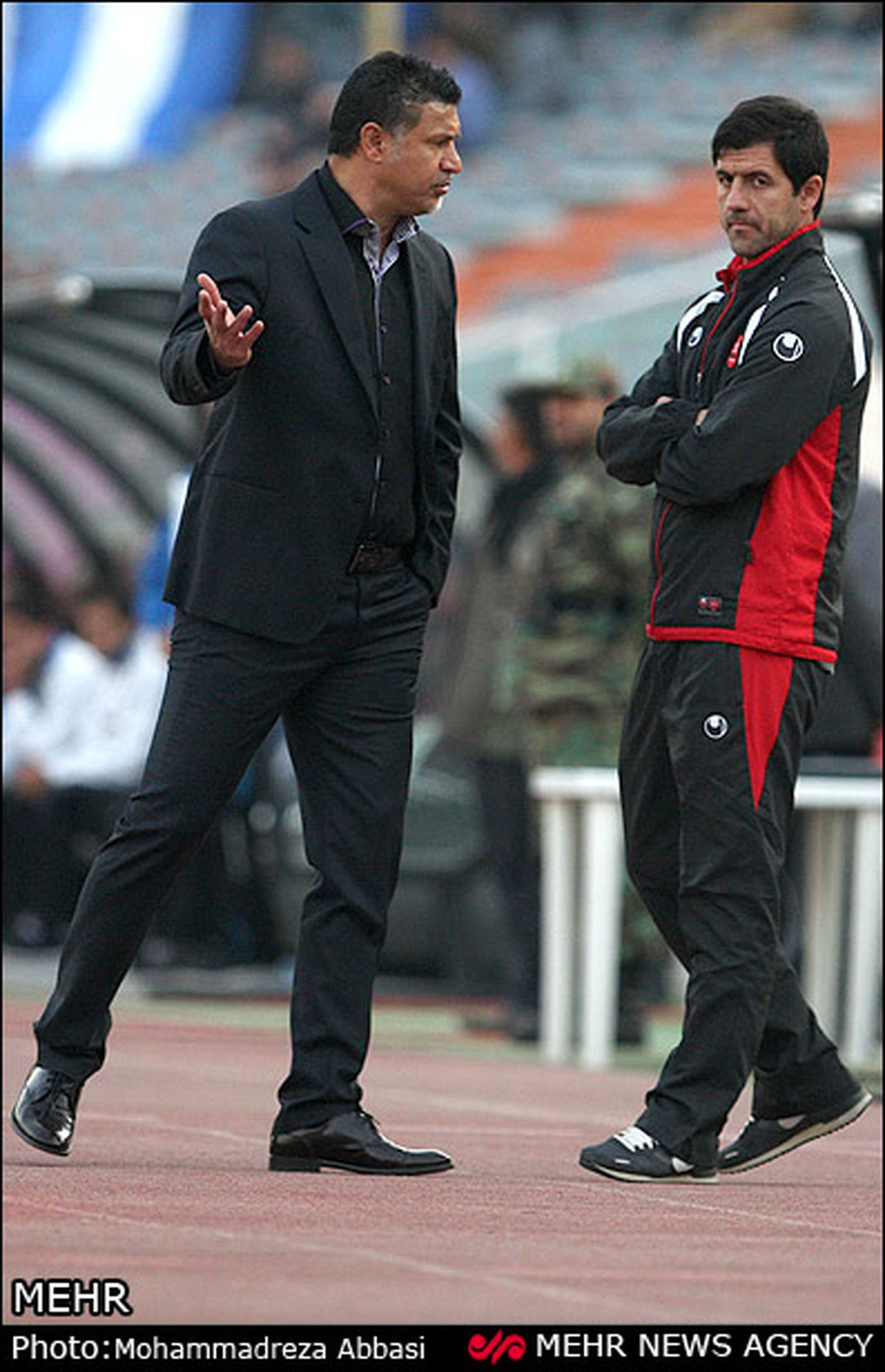 واکنش جالب کریم باقری به دایی/عکس