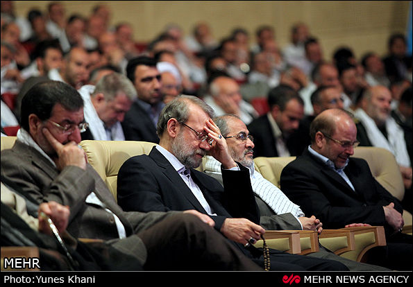 عکس/گریه قالیباف، رضایی و لاریجانی