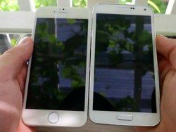 آیفون 6 در مقابل گلکسی اس 5 /عکس