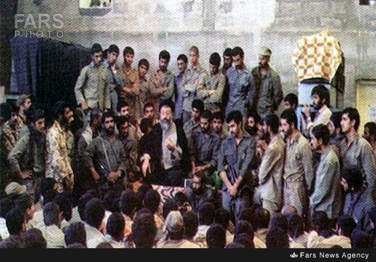 آخرین حضور شهیدبهشتی درجبهه/عکس