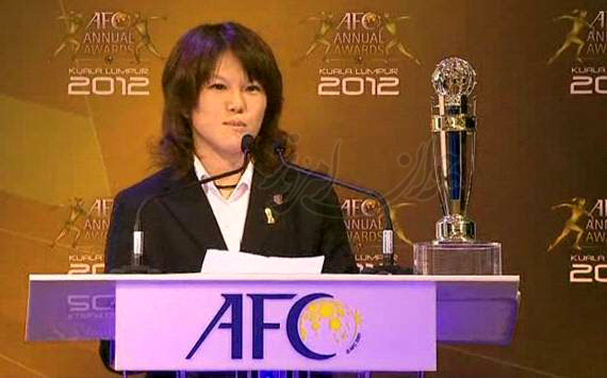 بهترین فوتبالیست دختر آسیا/عکس