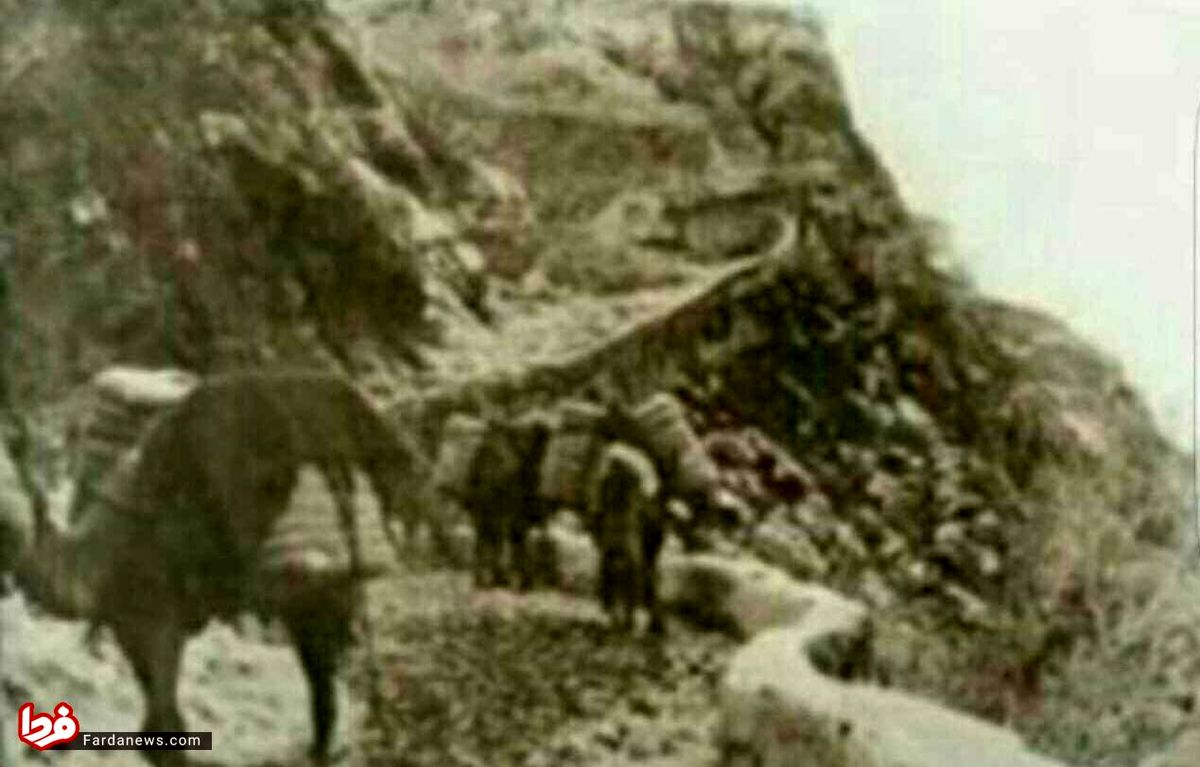 عکسی نایاب از جاده چالوس