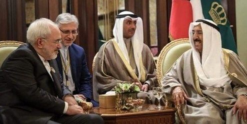 توئیت ظریف درباره درگذشت امیر کویت