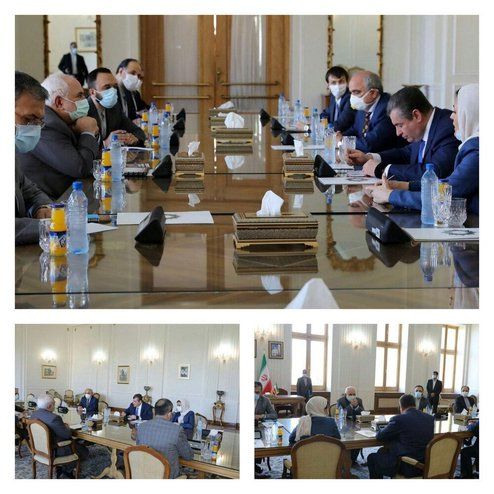 دردیدار ظریف با رئیس کمیته بین الملل دومای روسیه چه گذشت؟ +عکس