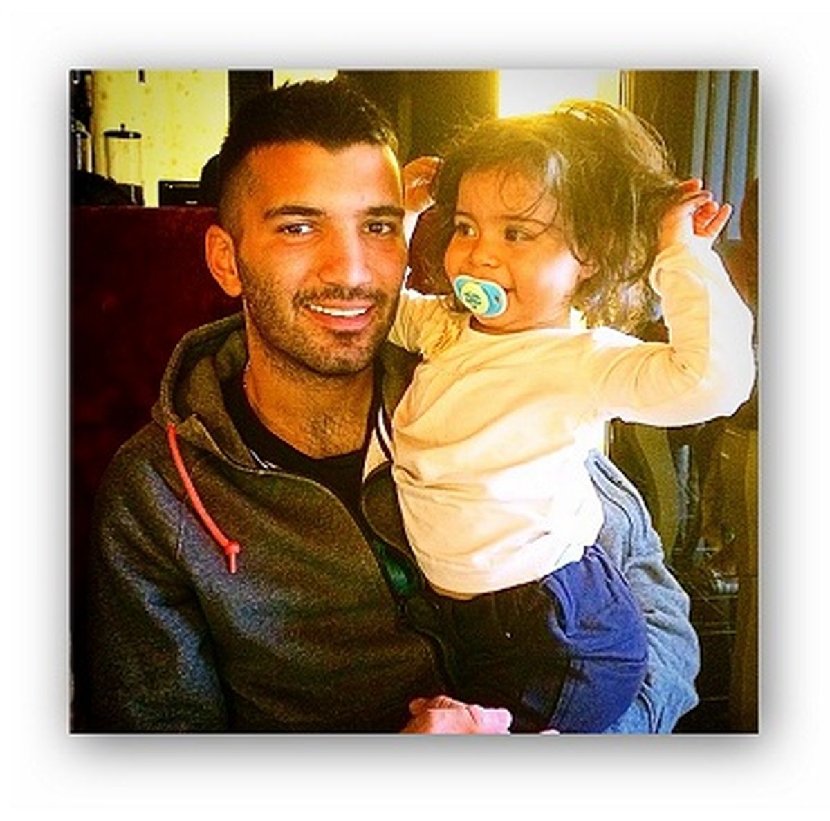 مسلمان و دخترش/عکس