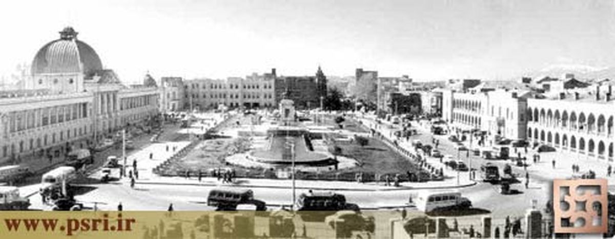 عکسی قدیمی از ميدان توپخانه
