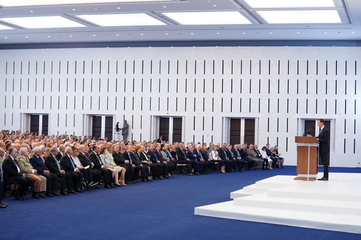 برگزاری مراسم تحلیف ریاست جمهوری سوریه