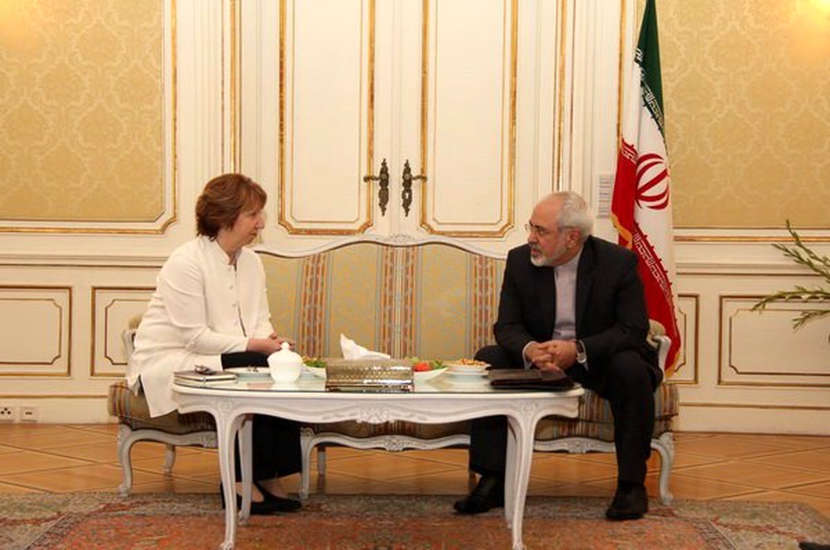 آغاز رایزنی ظریف و اشتون/عکس