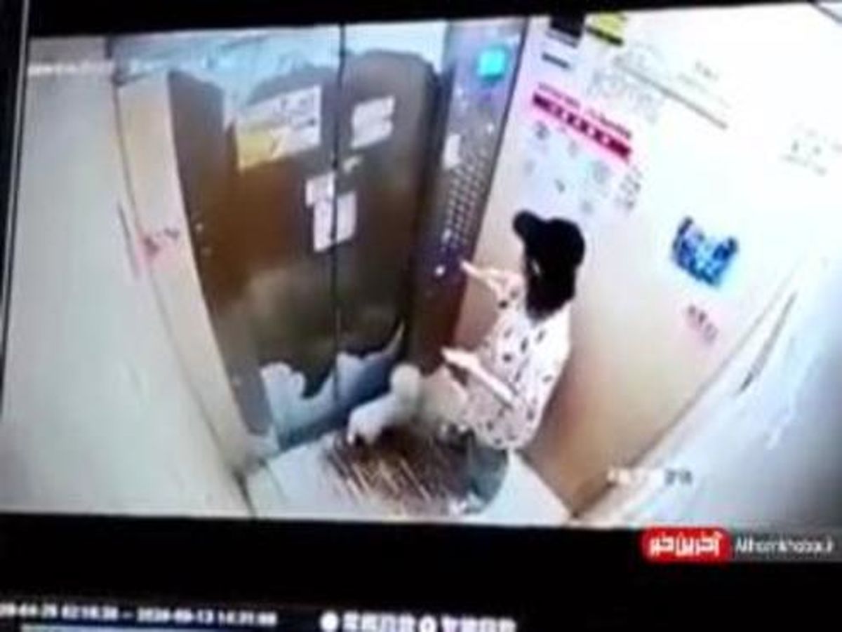 زورگیری از زن چینی داخل آسانسور! +فیلم