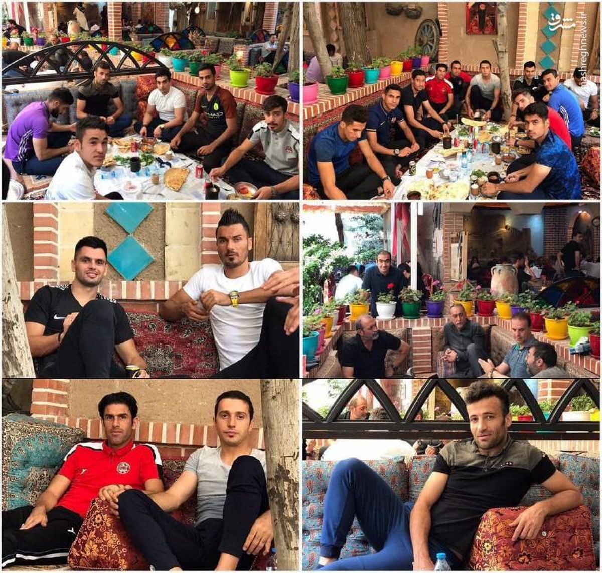 عکس: سنت دیزی خوری میثاقیان با سیاه جامگان