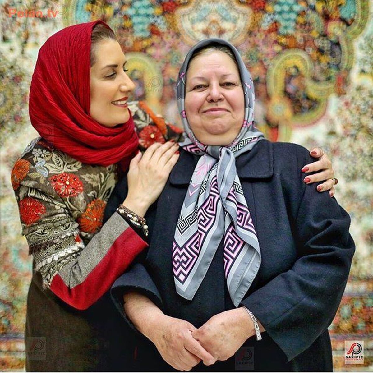 «فریبا کوثری» در کنار مادرش +عکس