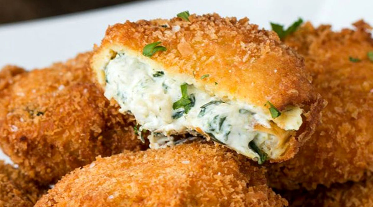 اسفناج و کنگرفرنگی سوخاری برای دوستداران غذاهای سوخاری