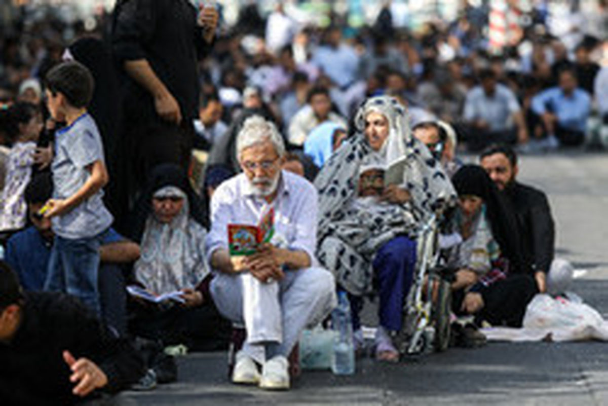 تصاویر: مراسم دعای عرفه