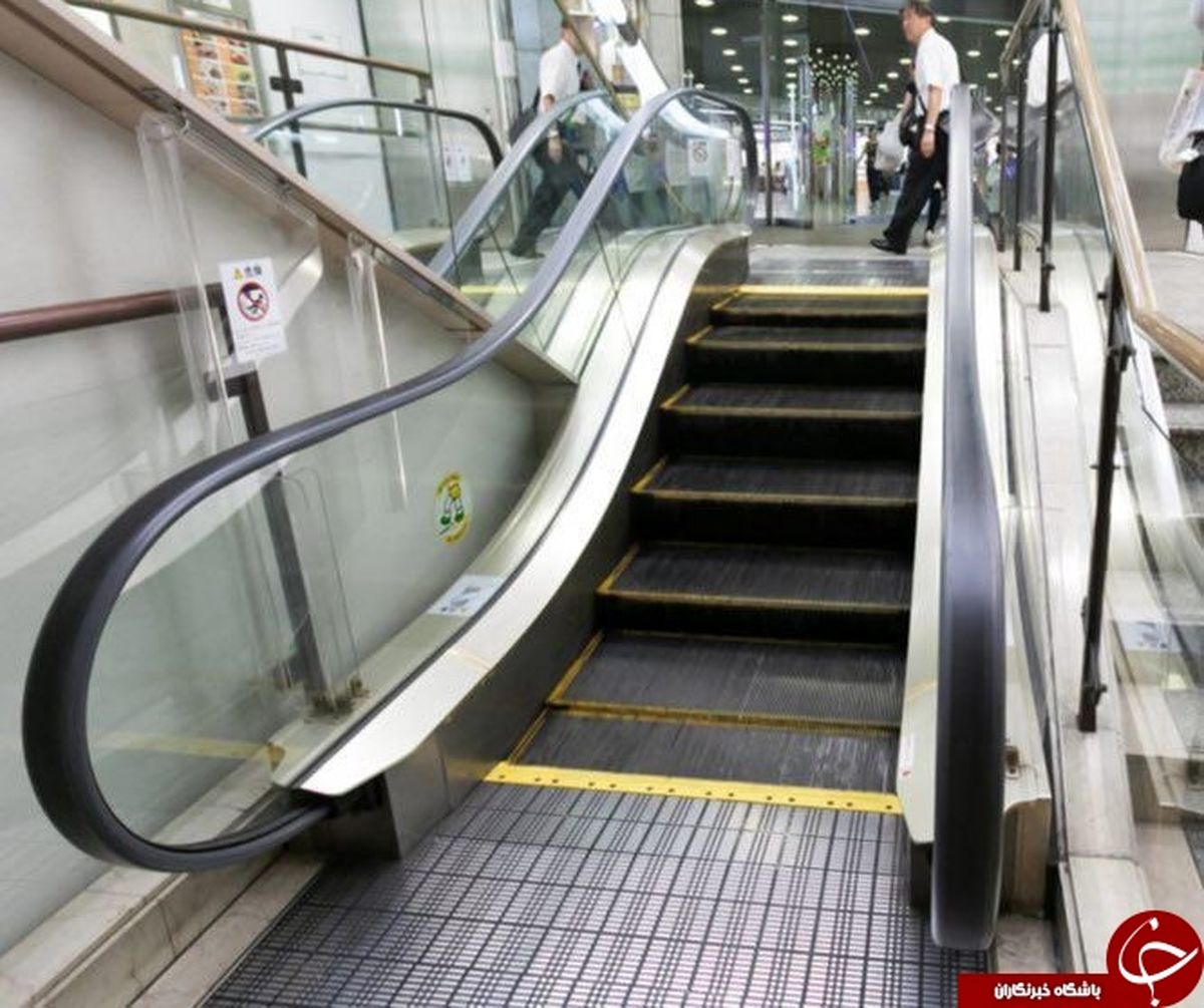 عکس: کوچکترین پله برقی دنیا