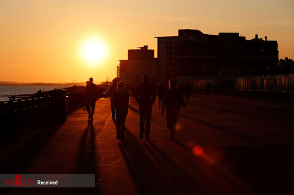 تصاویر: زیباییهای غروب آفتاب