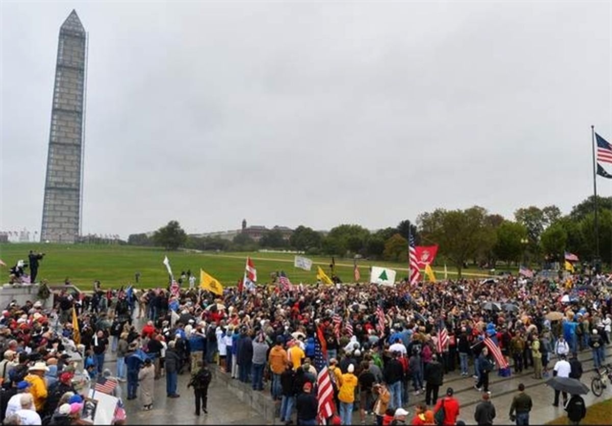 تجمع در اعتراض تعطیلی دولت آمریکا/عکس