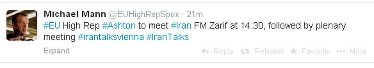 آخرین گزارشات توئیتری"مان"از مذاکرات وین