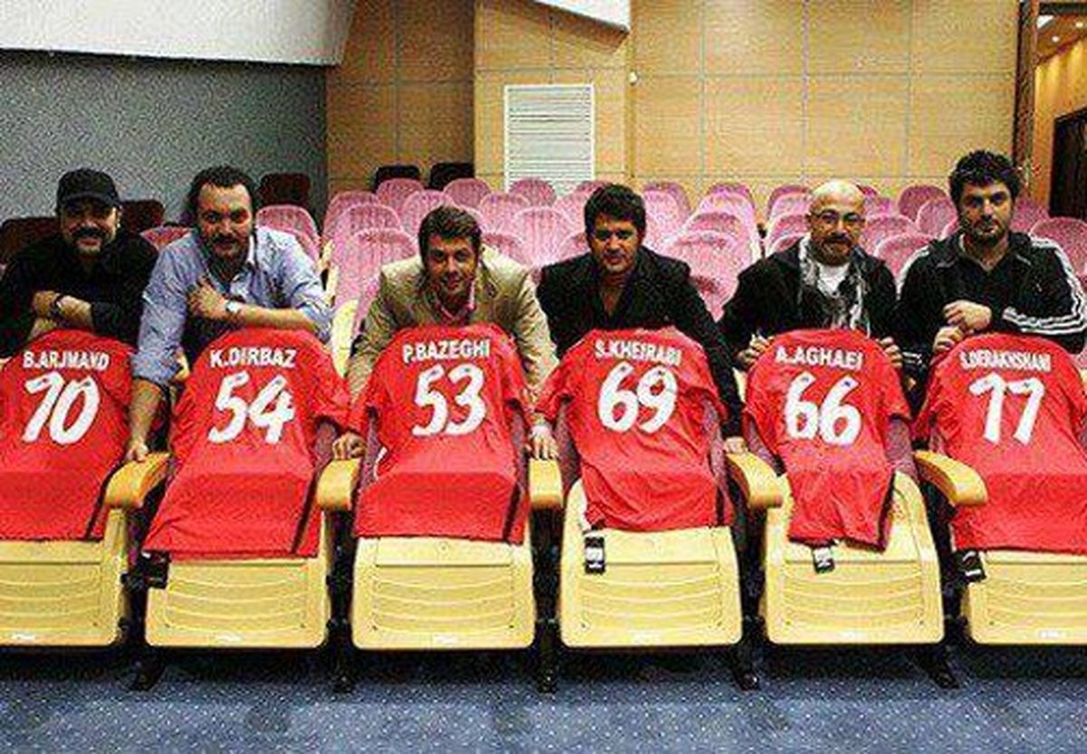 بازیگران معروف طرفدار پرسپولیس/عکس