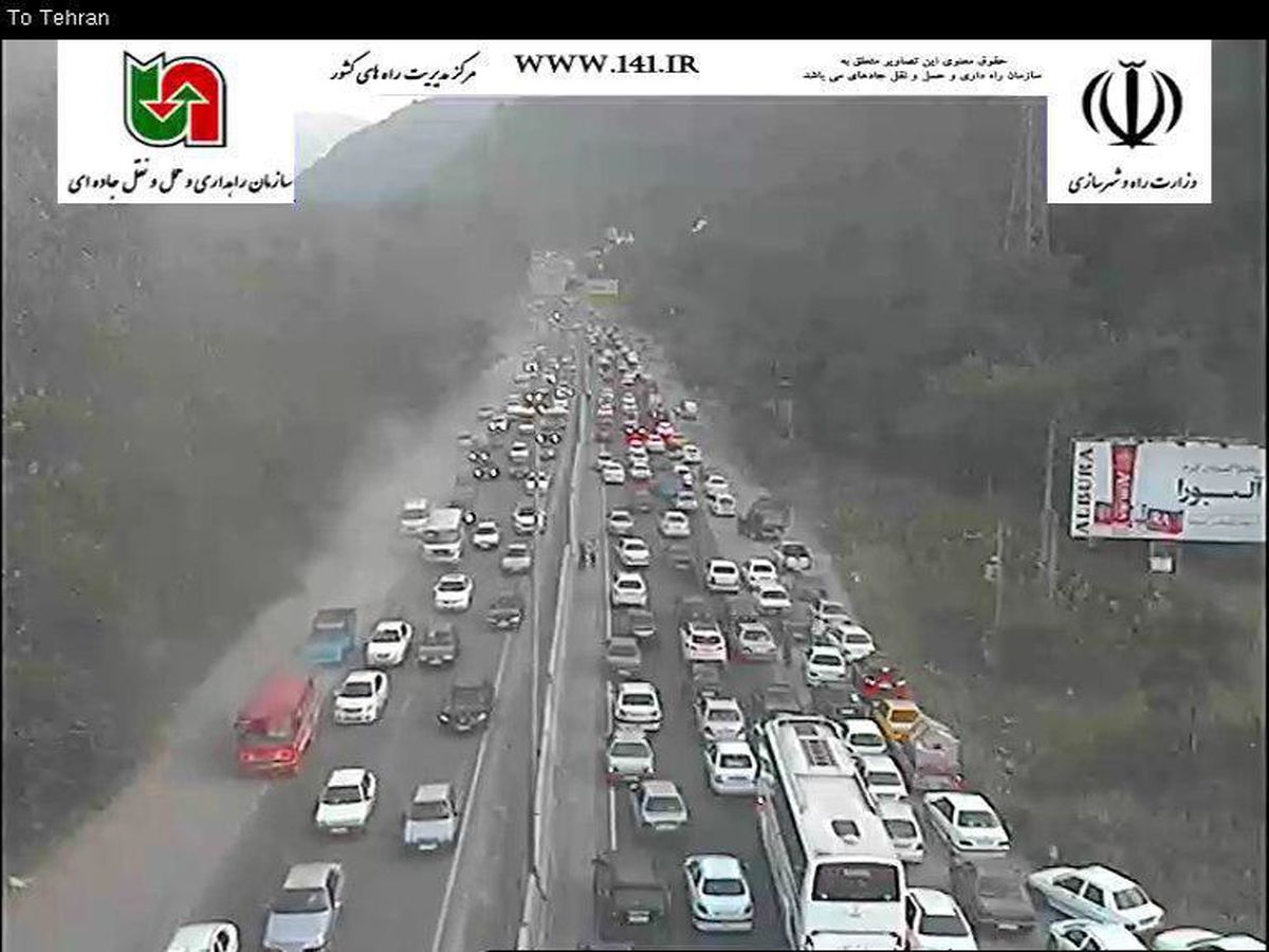 هم‌اکنون؛ محور هراز محدوده پارک جنگلی +عکس