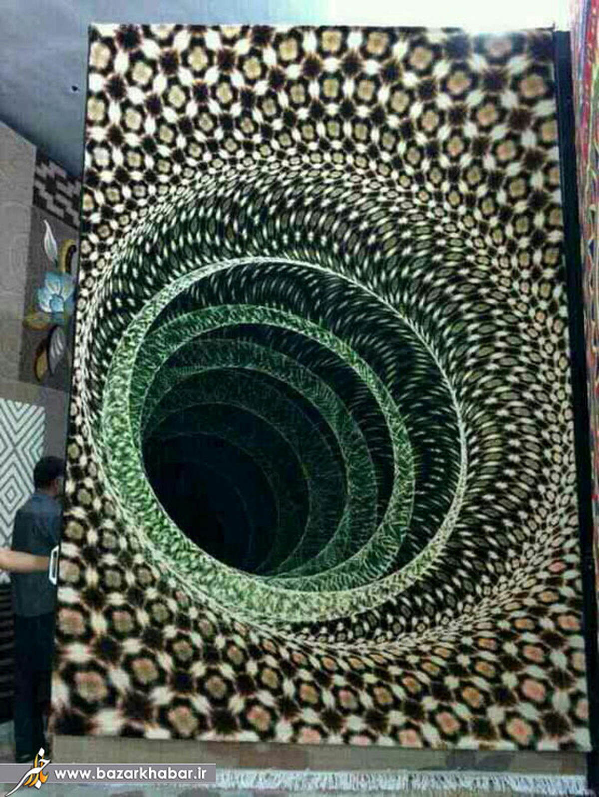 فرش ایرانی 7 بعدی/عکس