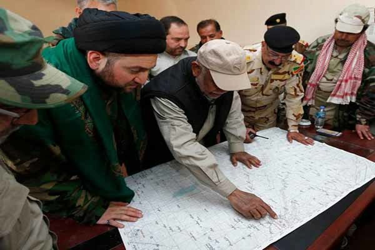 عمار حکیم در فلوجه +عکس