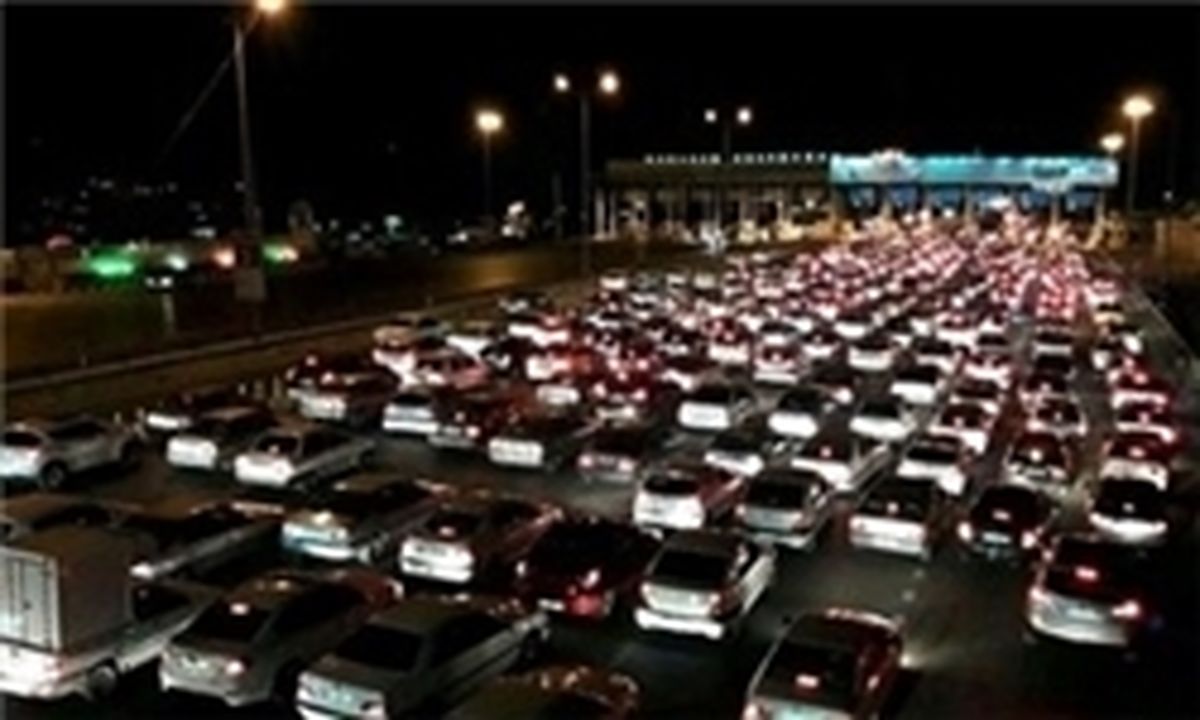 تردد پرحجم خودروها از مسیر شمال در هراز و کندوان