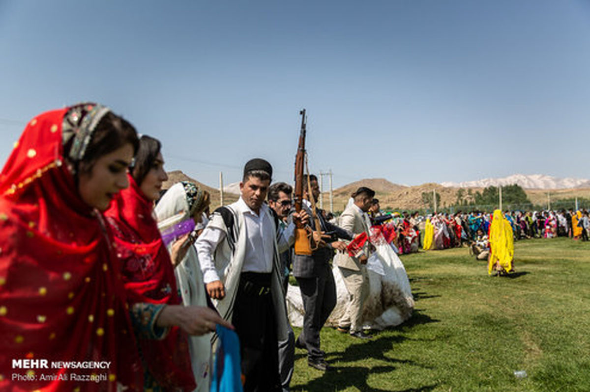 تصاویر: عروسی خاص با موسیقی و رنگ متفاوت