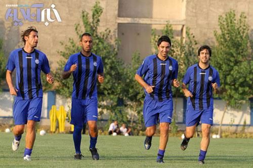 نکونام در تمرین استقلال/ عکس