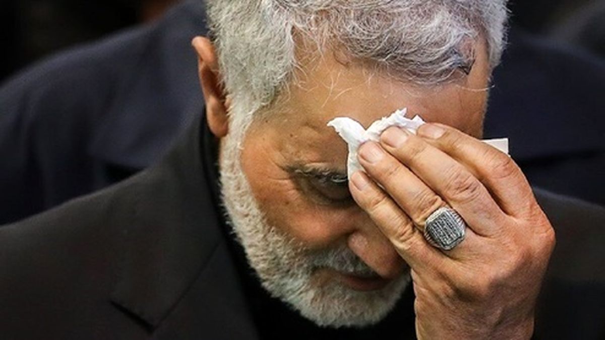 ماجرای گریه پنهانی حاج قاسم در کنار اروند رود +فیلم