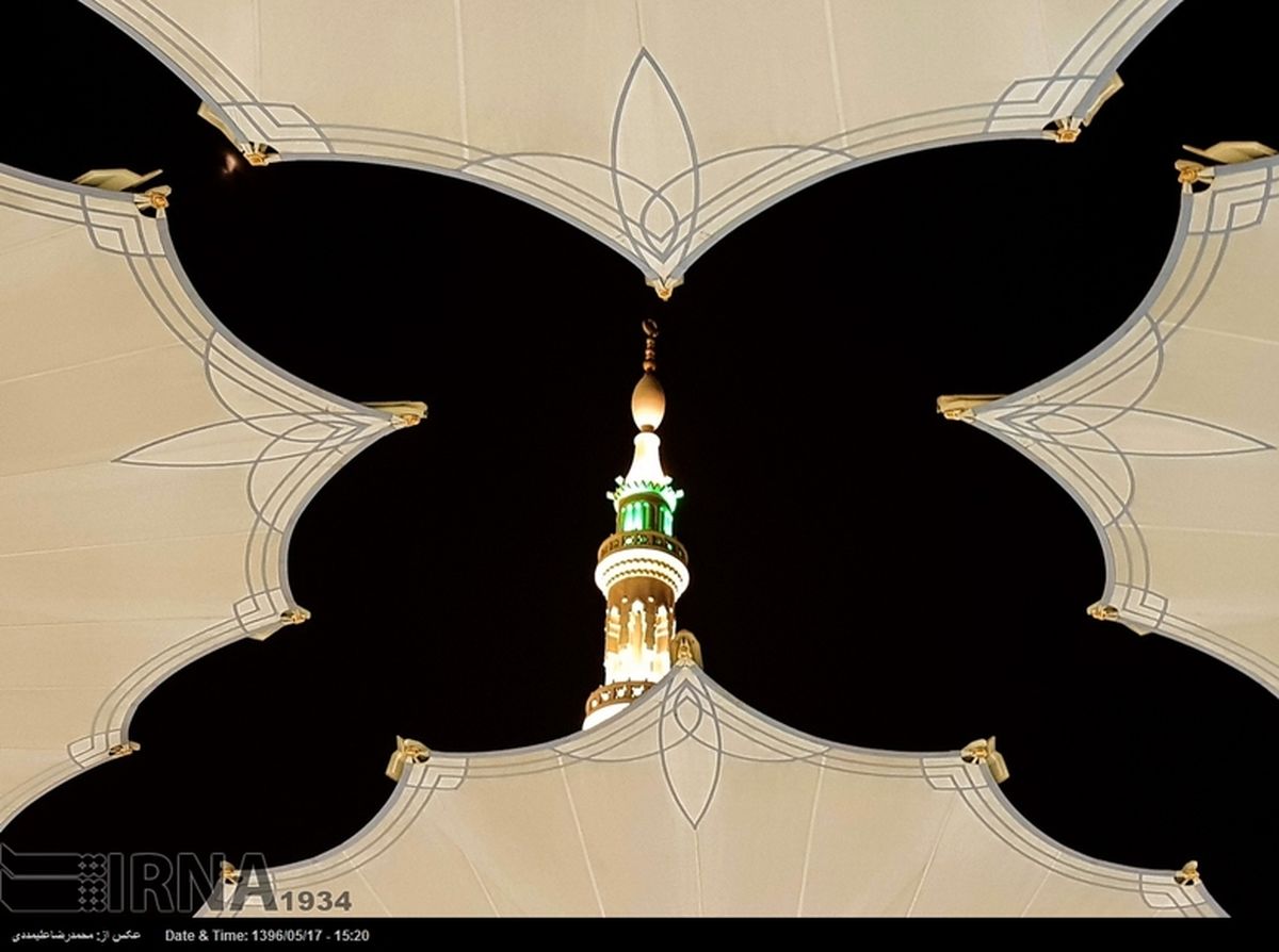 ۲۵ نما از مسجد النبی در مدینه
