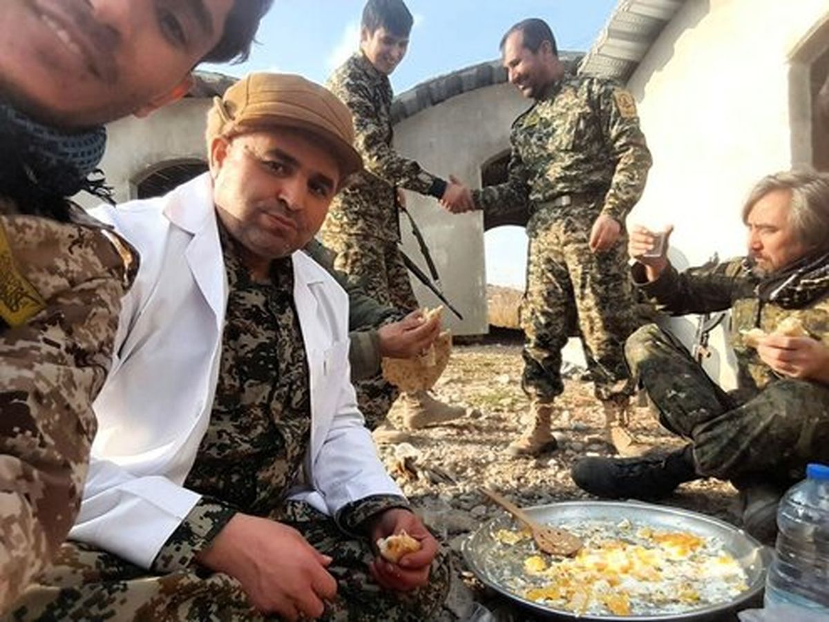 تصاویری از تیپ فاطمیون در پشت صحنه سریال «آخر خط»