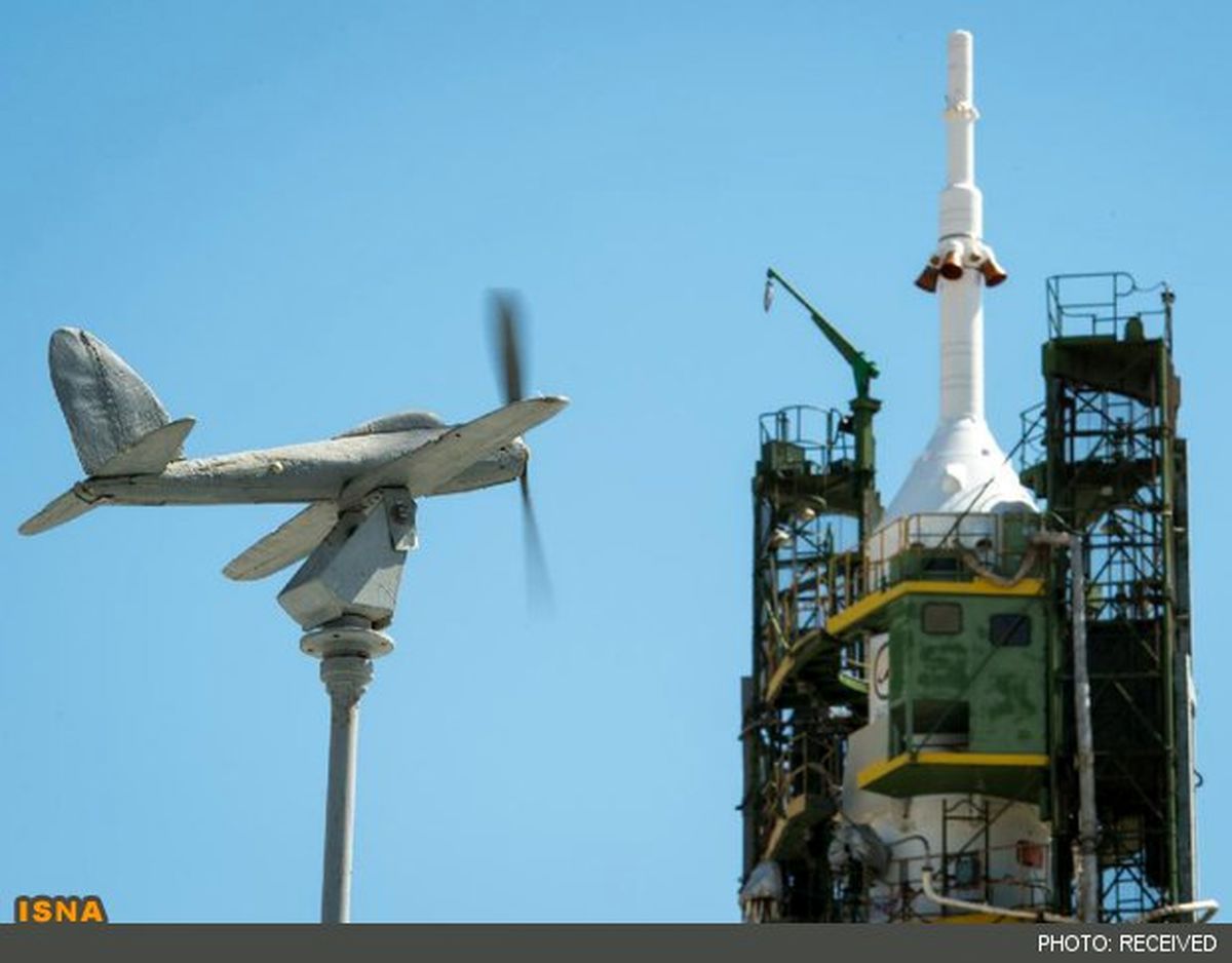 «سایوز» در انتظار پرتاب / تصویر