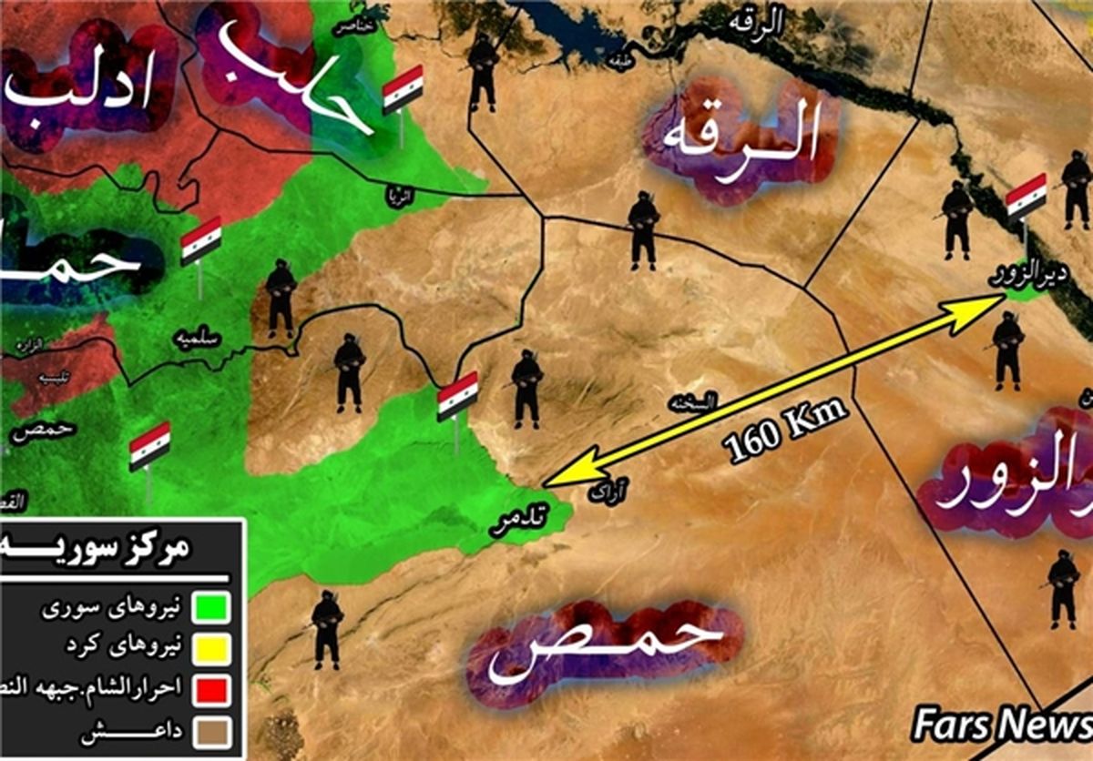 انهدام ده‎ها تانکر نفتی داعش در عملیات ارتش سوریه