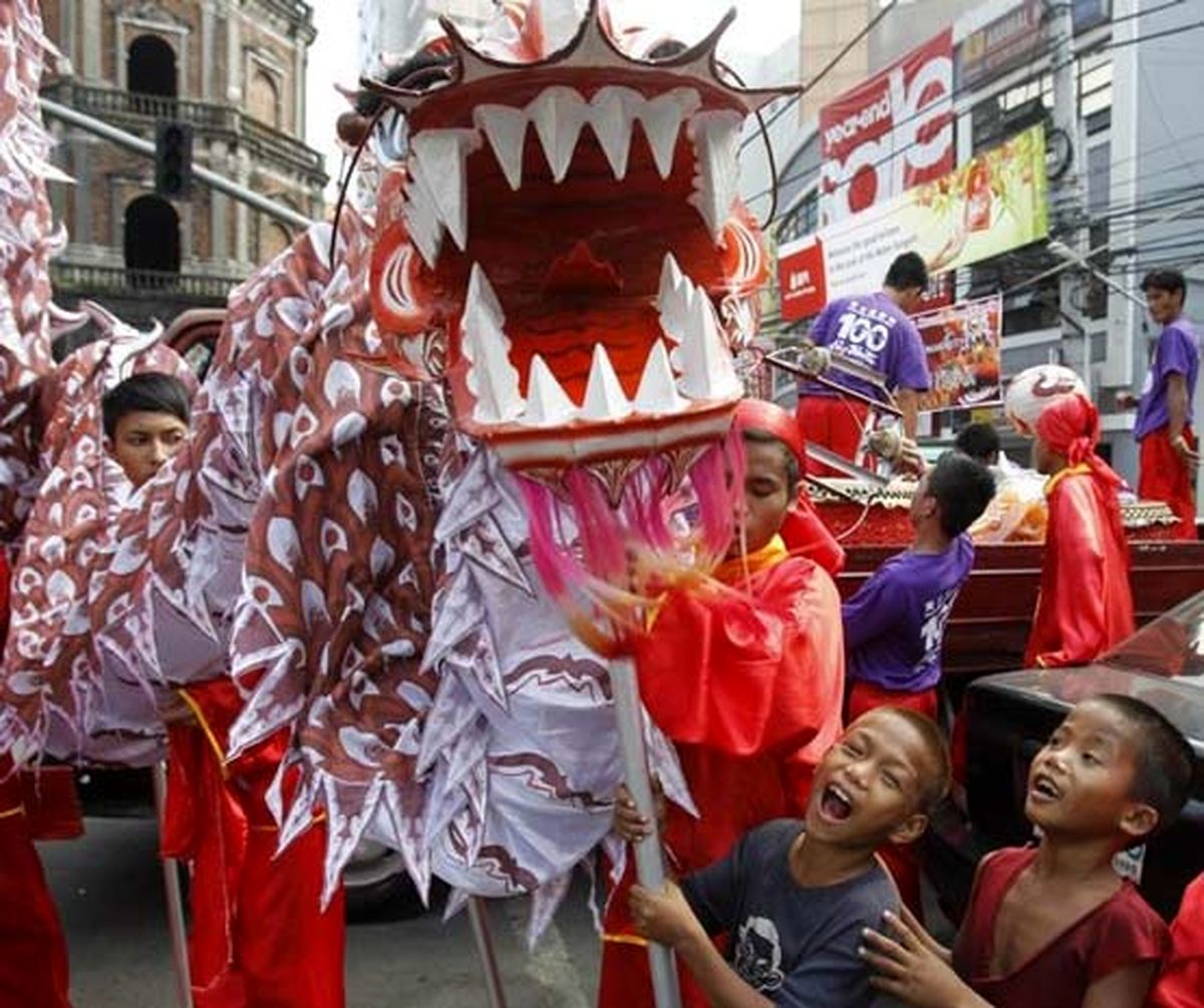 سال اژدها از راه رسید +تصاویر جالب