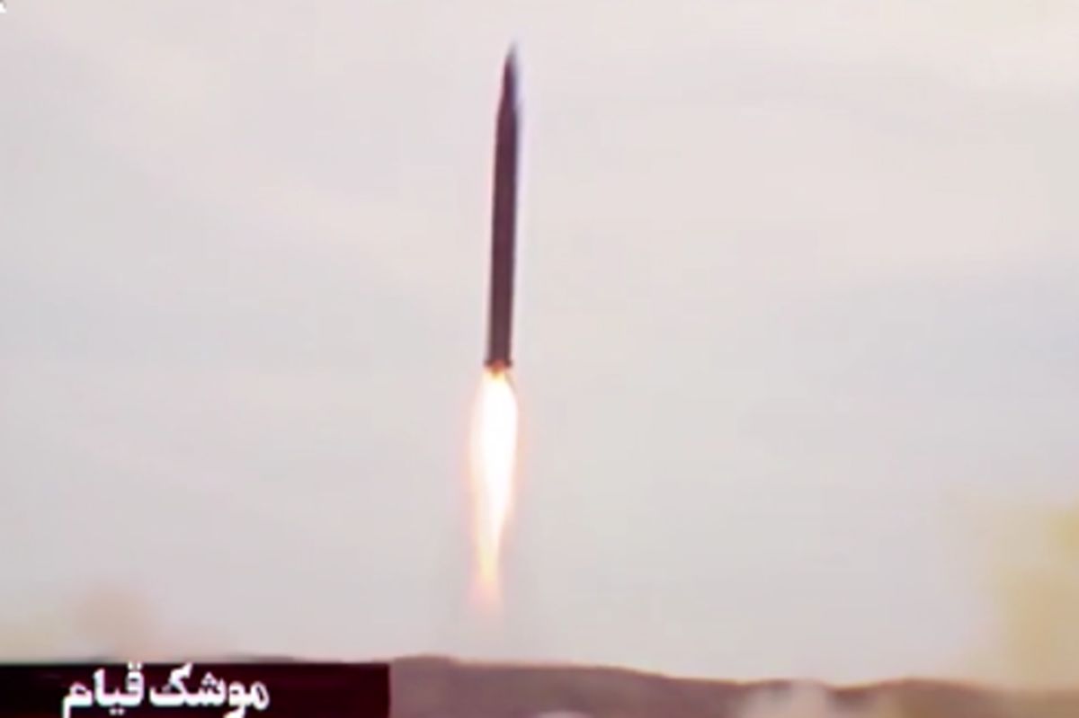 فیلم: تست دقت برخورد به هدف در موشک قیام ۱