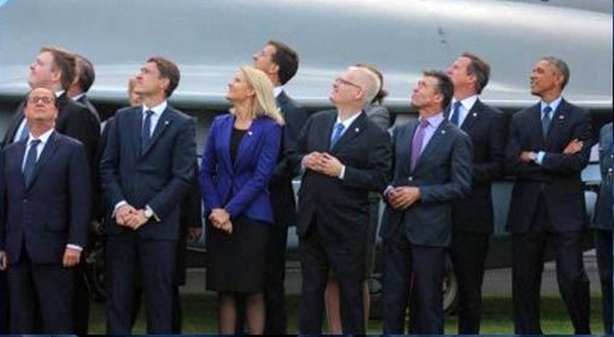 عکسی که باعث تمسخر اولاند شد