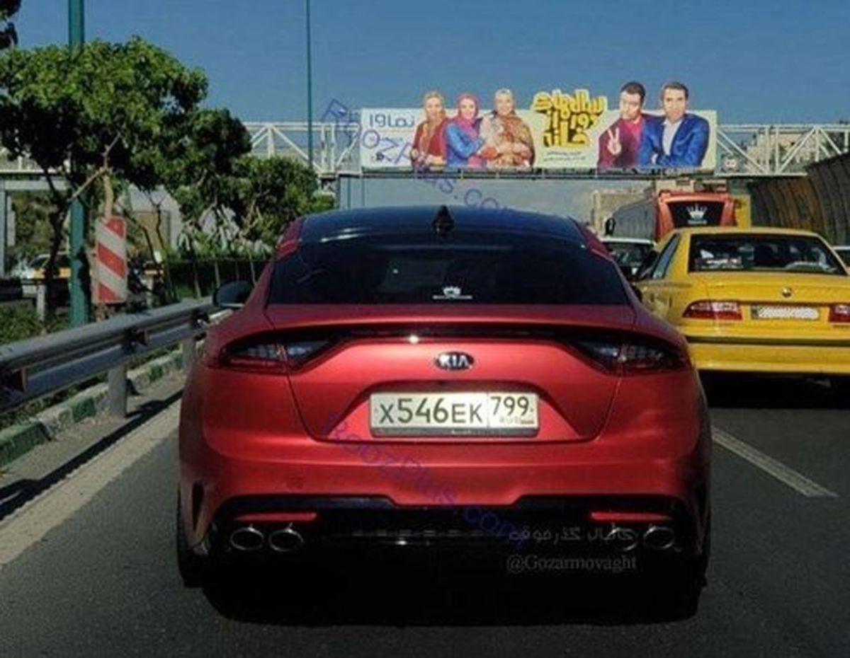 مهمان خاص روسی در خیابانهای تهران +عکس