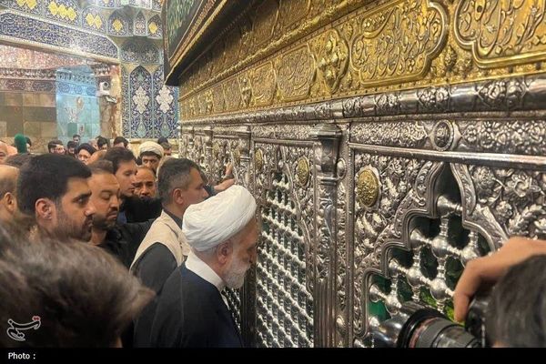 اژه‌ای به زیارت حرم ‌حضرت معصومه (س) رفت