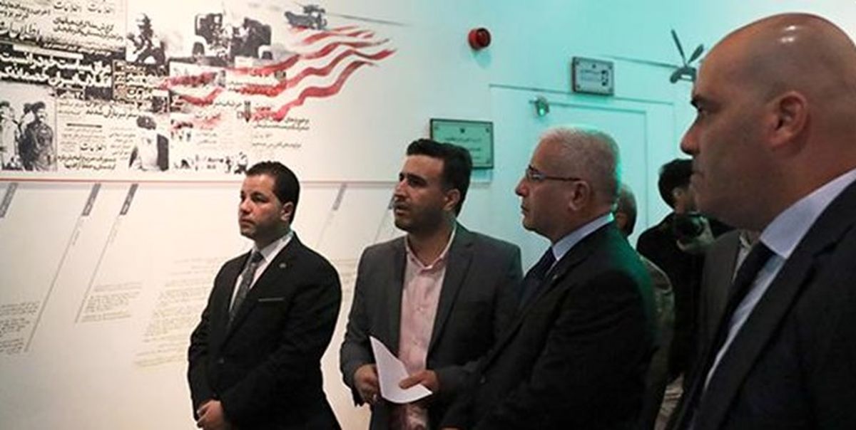  رئیس مجلس الجزایر از باغ موزه دفاع مقدس بازدید کرد