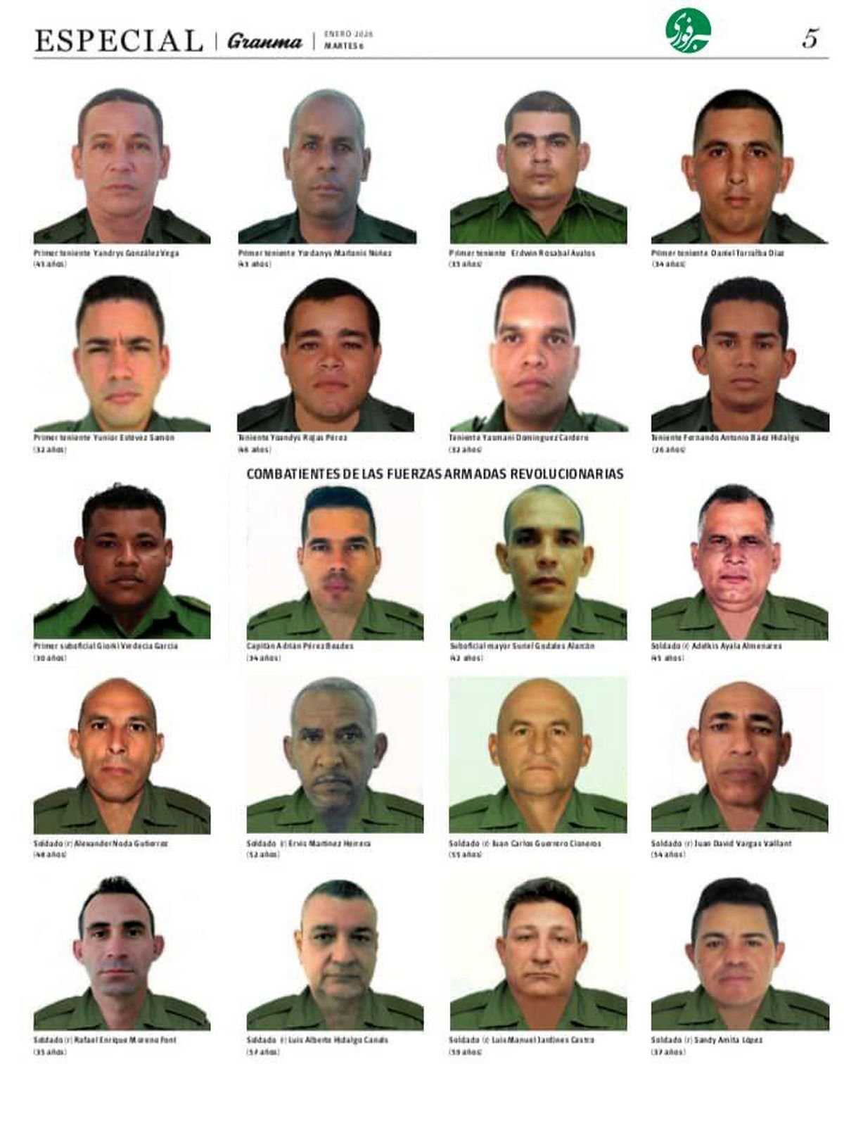 ۳۲ افسر نظامی کشته شده در عملیات نیروهای آمریکایی برای دستگیری  مادورو 