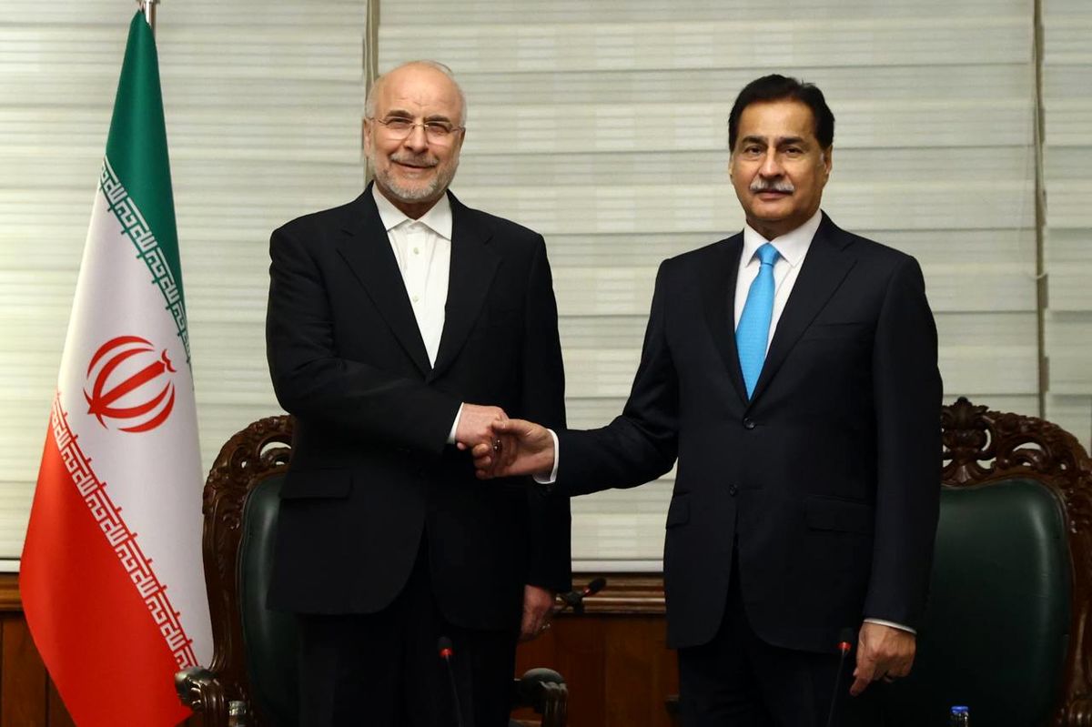 دیدار قالیباف و ایاز صادق +فیلم