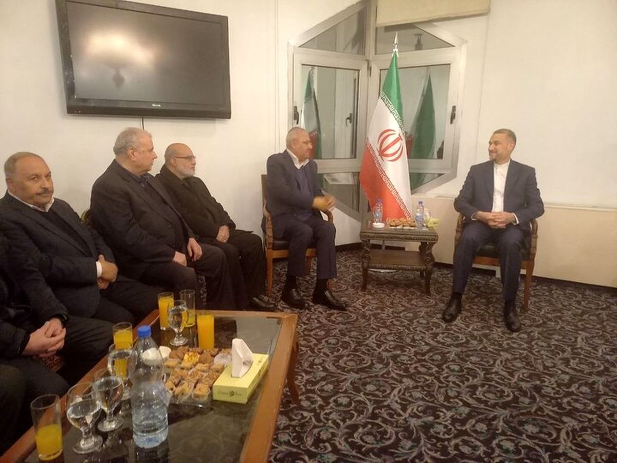 امیرعبداللهیان با مسوولان گروههای مقاومت فلسطین دیدار کرد