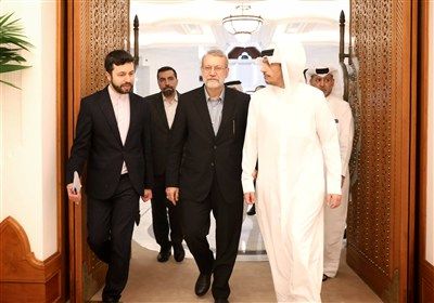 بیانیه وزارت خارجه قطر درباره دیدار لاریجانی و آل ثانی