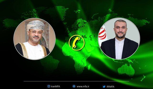 
گفت‌وگوی تلفنی وزیران امور خارجه ایران و عمان