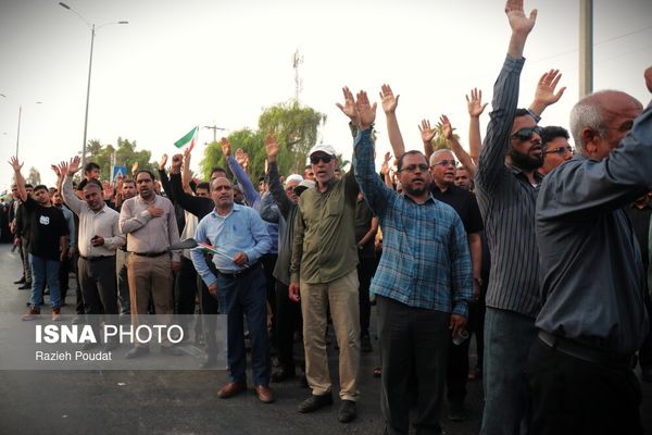 تصاویر: مراسم تشییع پیکر شهید «سعید آذربادگان» - بندرعباس
