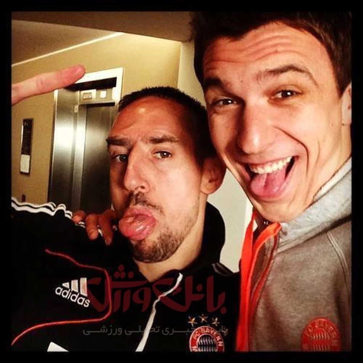 عکس/ ژست عجیب فرانک ریبری!