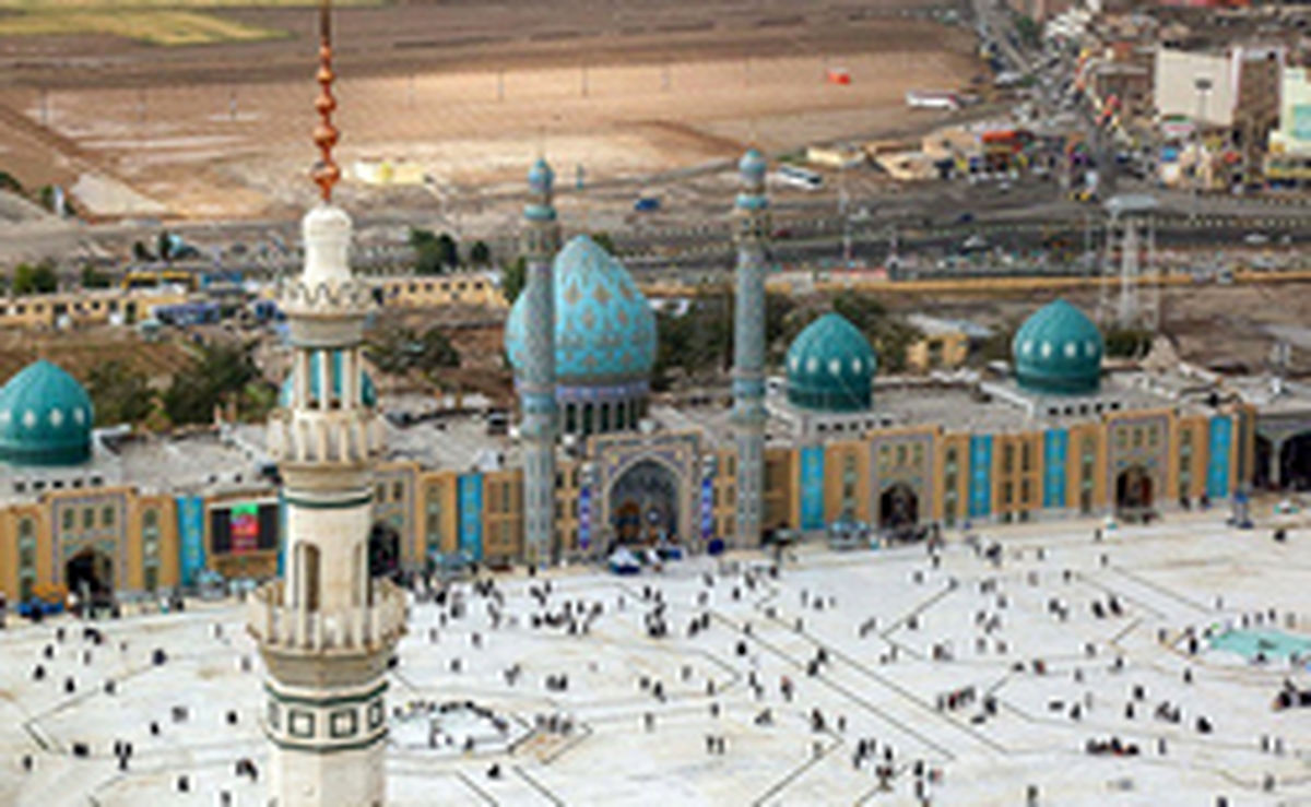 تصاویر هوایی از قم در آستانه نیمه شعبان