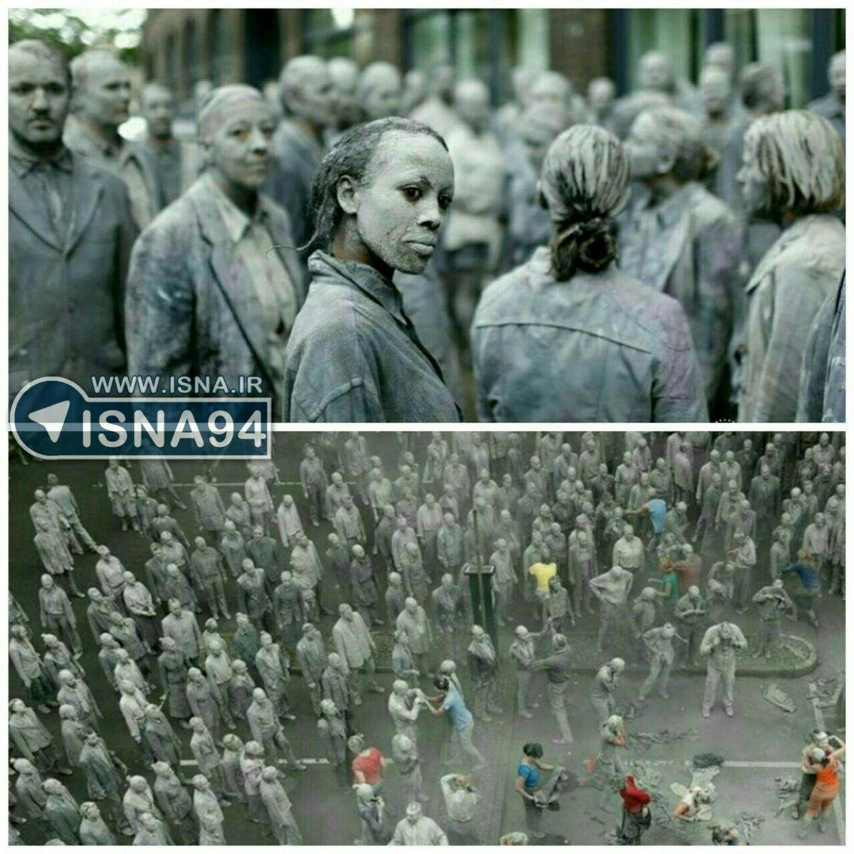 اعتراض به سبک زامبیها +عکس