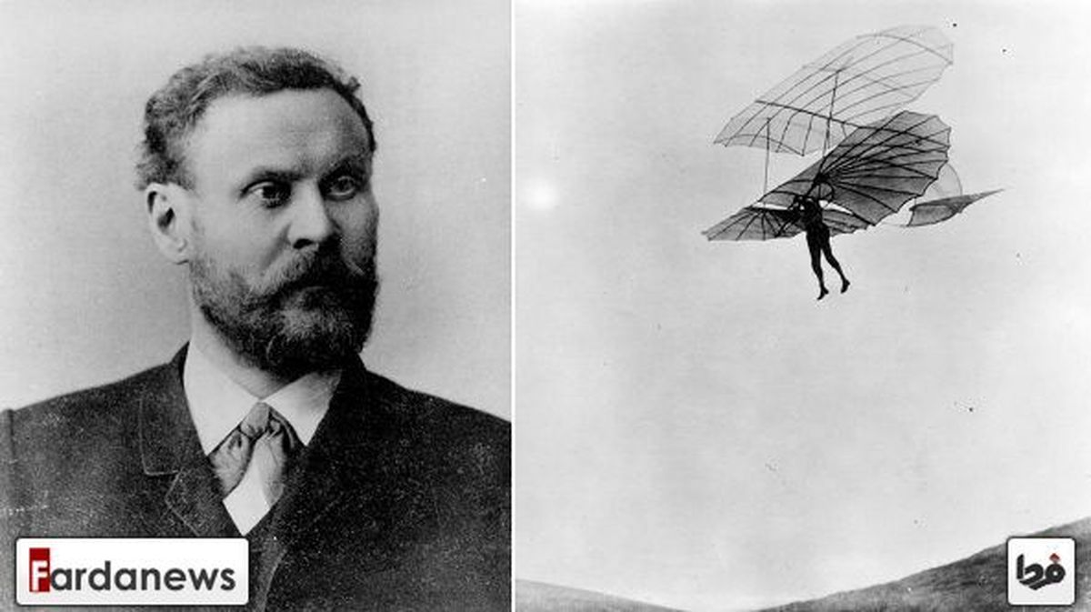 عکس/مخترع‌گلایدر در‌حال‌پرواز با اختراعش